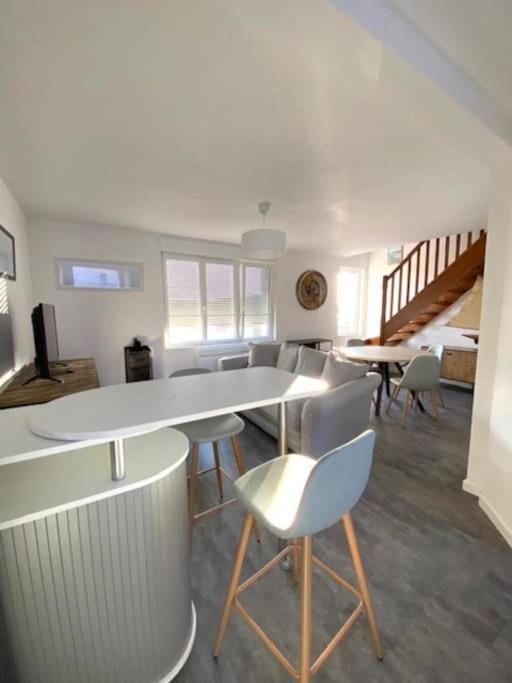 Apartamento La Capitainerie Beau Duplex Face Port De Plaisance Étaples Exterior foto